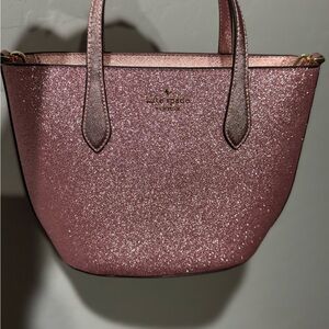Kate Spade Pink Glitter Tote Bag